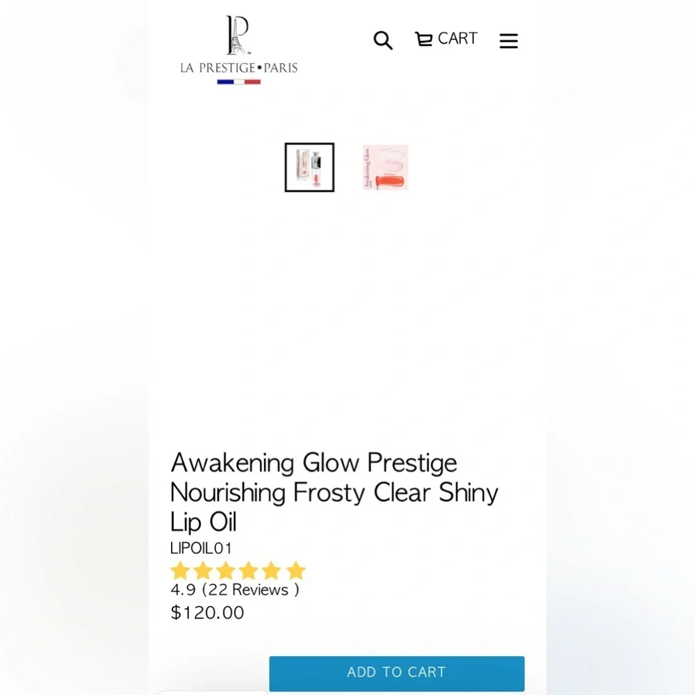 La prestige Paris awakening glow